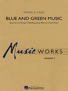 Blue and Green Music Concert Band sheet music cover